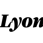 Lyon Display Web Black