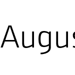 August Sans Reduced