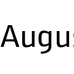 August Sans Reduced