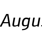 August Sans Reduced