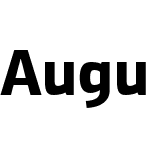 August Sans Reduced