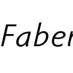 Faber Sans Std