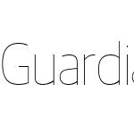 Guardian Sans Narrow Web HL