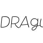 DR Agu Script UltraLight