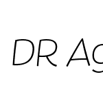 DRAguSans-ExtraLightItalic