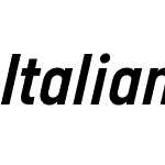 ItalianPlateNoTwo-DBdItalic