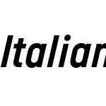 ItalianPlateNoTwo-DBdItalic
