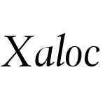 XalocTextW00-Italic