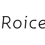 RoiceOTW03-LightItalic