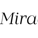MiradorW00-LightItalic