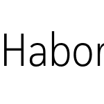 HaboroSans-CondLight