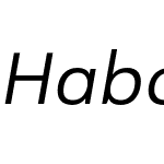 HaboroSans-ExtRegularItalic