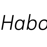 HaboroSans-NormBookItalic