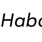 HaboroSans-ExtMedItalic