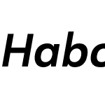 HaboroSans-NormBoldItalic
