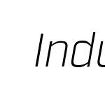 Industry-LightItalic