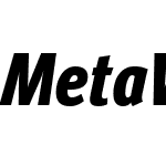 MetaWebW01-CondBlackItalic