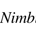 Nimbus Roman No9