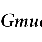 GmuenderAntiquaW00-DemiIt