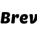 BreviaW01-BlackItalic