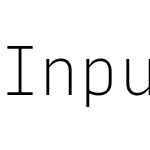 Input Sans Narrow