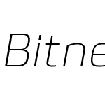 BitnerW00-LightItalic