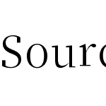 Source Pro Serif Light