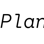 PlaneMonoLg Nerd Font