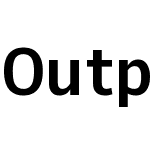 Output Sans