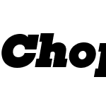 ChoplinW00-BlackItalic