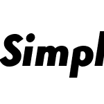 SimploW00-BlackItalic