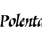 PolentaW00-BlackItalic