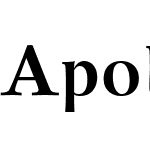 ApolloniaW01-Bold