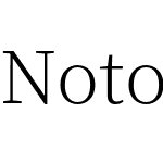 Noto Serif JP