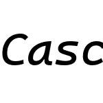 Cascadia Mono PL