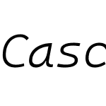 Cascadia Mono PL