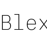 BlexMono Nerd Font Mono