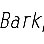 BarkpipeW00-LightItalic