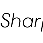 Sharp Sans No2 Book Oblique