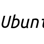 UbuntuMono Nerd Font Mono