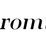 romina medium italic