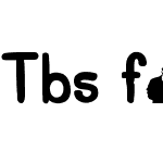 Tbs font byjazmine