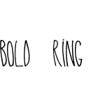 Bold Ring