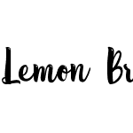 Lemon Brush - Personal Use