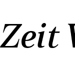 Zeit-Italic