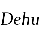 DejaVu Serif Condensed