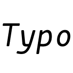 TypoPRO Mononoki