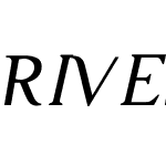 RIVERFLOWS Italic