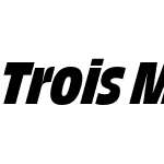 Trois Mille TRIAL Bold Italic