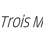 Trois Mille TRIAL Extralight Italic